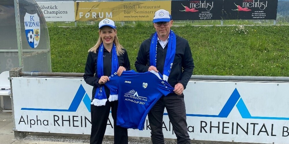 Belinda Köppel und Mike Leuenberger von der Alpha Rheintal Bank. 