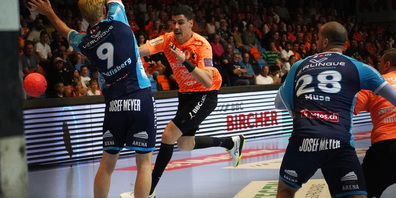 Luka Maros und die Kadetten wollen morgen auf 2:1 in der Finalserie stellen. 