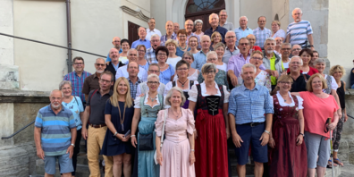 Männerturnverein Schmerikon 59 Personen, Turner und Partnerinnen in Regensburg.