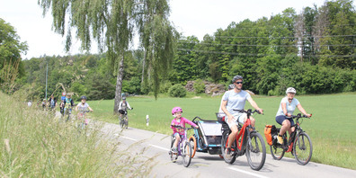 Unzählige sportbegeisterte Teilnehmer:innen absolvierten am vergangenen Sonntag den diesjährigen slowUp Schaffhausen-Hegau bei schönstem Wetter.