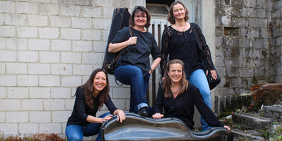 Das Manesse Quartett mit Isabel Bosch, Antonia Ruesch, Sybille Bremi und Brigitte Maier.