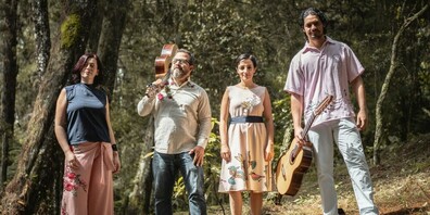 Die kolumbianische Band «A Cuatro Voces» ist im St.Galler Rheintal zu Gast.