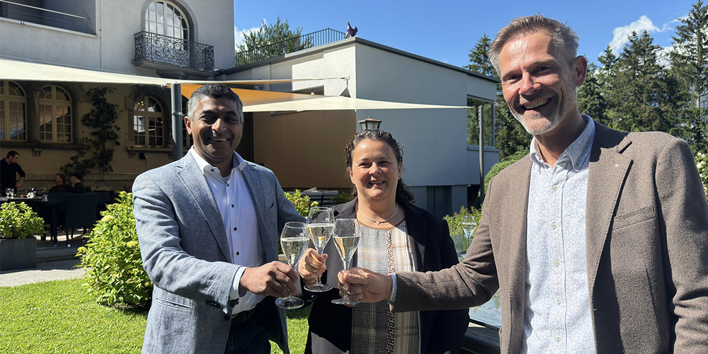 Engere Parnerschaft: Mathew und Judith Zacharias machen gemeinsame Sache mit Patrick Zettel. 