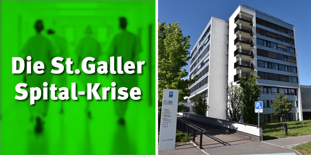 Das Spital Linth (r.) ist für die stationäre Gesundheitsversorgung der Region Zürichsee-Linth von zentraler Bedeutung und insgesamt unverzichtbar.