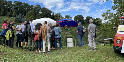 Die Auer Weinwanderung will Wissen und Genuss vermitteln.