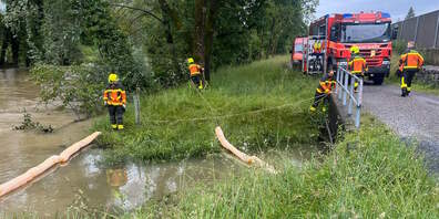 Am Alten Rhein wurden Ölsperren errichtet