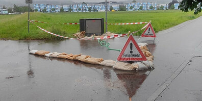 Drohender Starkregen: Solche Bilder sind vor allem am Donnerstag denkbar. 