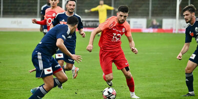 Hätte zum Matchwinner werden können: Rijad Saliji trifft für den FCRJ zum 1:0.