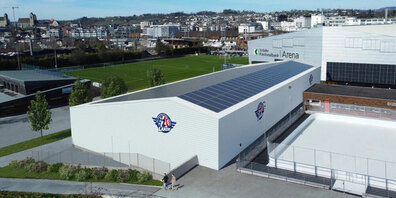 Auf dem Perimeter des heutigen Ausseneisfelds im Lido Rapperswil planen die SCRJ Lakers eine Trainingshalle.