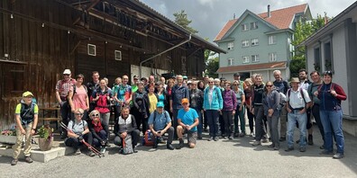 Sie haben viele Minuten gesammelt anlässlich der Grenzwanderung Gossau.