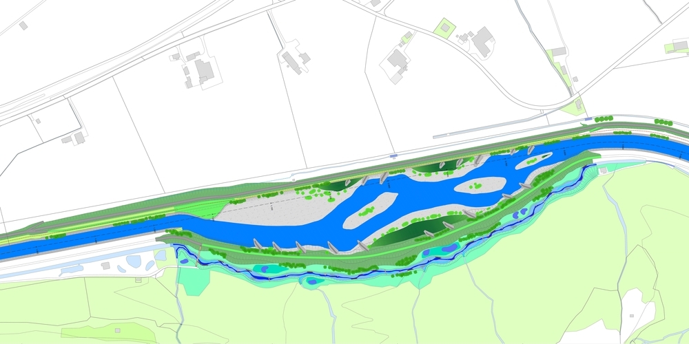 Der Entwurf des Gestaltungsplans der Aufweitung Kundertriet in Mollis für 9,2 Millionen Franken ist zurzeit beim Kanton Glarus und beim Bund in der Vorprüfung.