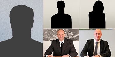 Bruno Huber (Mitte u.) und Zoran Vidakovic (r.u.) treten wiederfür den Gemeinderat Weesen an. Für die anderen Positionen sind Kandidaten gefragt.