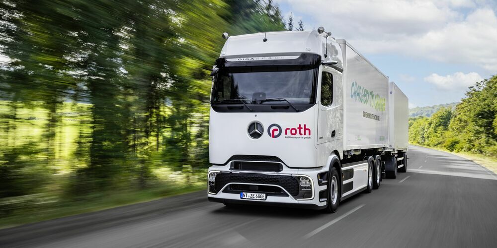 Elektrischer Kühllastwagen