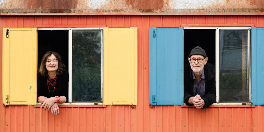 Die Co-Festivalleitenden: Ueli Hirzel (rechts) und Bigi Obrist.