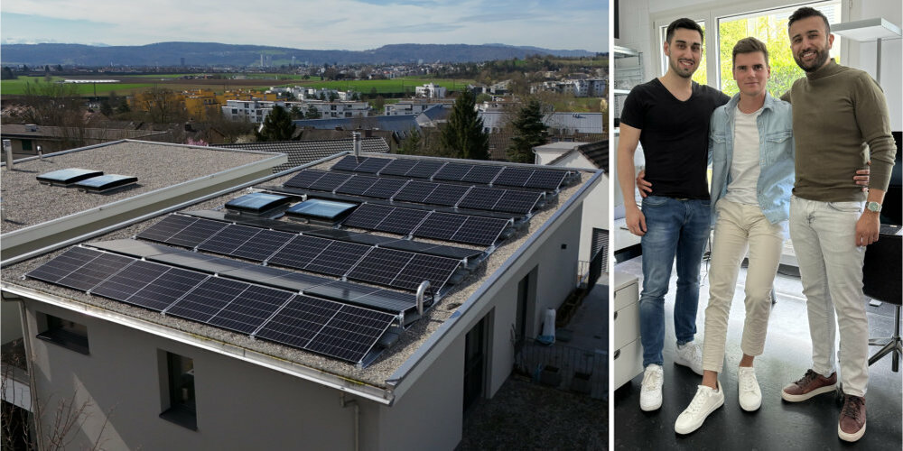 FörderGurus bringt Endverbraucher und Installateure von PV-Anlagen zusammen. V.l.n.r.: Kadir Yavuz, Tim Reibenschuh, Muhamet Yavuz.