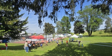 Die Regionalausscheidungen des  UBS Kids Cup vom 8. Juni werden als die "grünen Spiele" in die Geschichte der LAG Gossau eingehen.