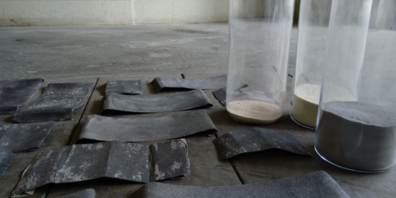 Jessica Ammann, Staubsammlung, 2019, Atelieraufnahme