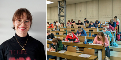 Emilia Langenauer von der Stiftsschule Einsiedeln holte an der Linguistik-Olympiade eine Silbermedaille.