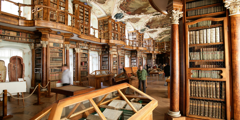 Die Stiftsbibliothek soll eine neue Lüftung und Beleuchtung erhalten.