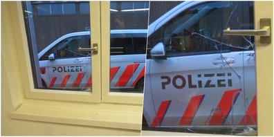 Insgesamt wurde in 9 Geschäftsbetrieben eingebrochen. Dabei gingen teilweise Fenster zu Bruch.