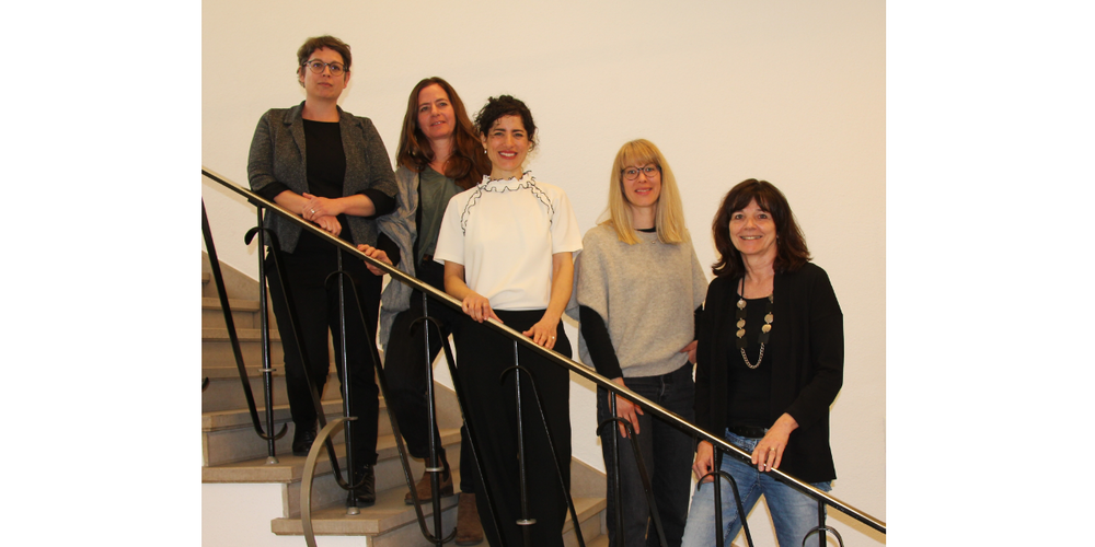 Das Kernteam GERA-Pforte von links: Cécile Neuenschwander, Kathrin Fachinger, Patrizia Pantè Strub, Eveline Villiger und Ursula Hürzeler