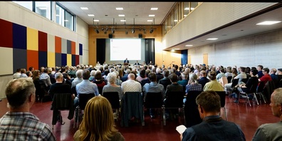 Die Aula Hasen war gut besetzt.