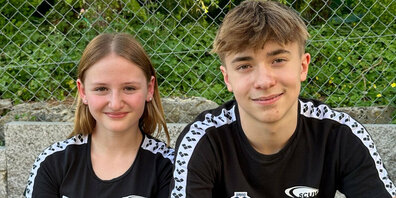 Mia und Ian Zahner brennen für den Schwimmsport.