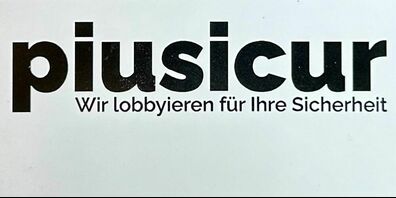 Logo piusicur mit Slogan