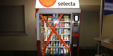 Der betroffene Automat.