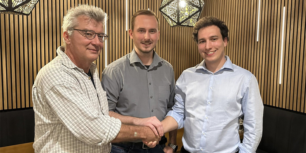 Personelle Veränderungen: Während sich Martin Minder als Co-Präsident zurückzieht, übernimmt Dominik Krstic die Verantwortung als alleiniger Präsident. Ihm zur Seite steht der neu gewählte Vizepräsident Patrick Widrig (von links).