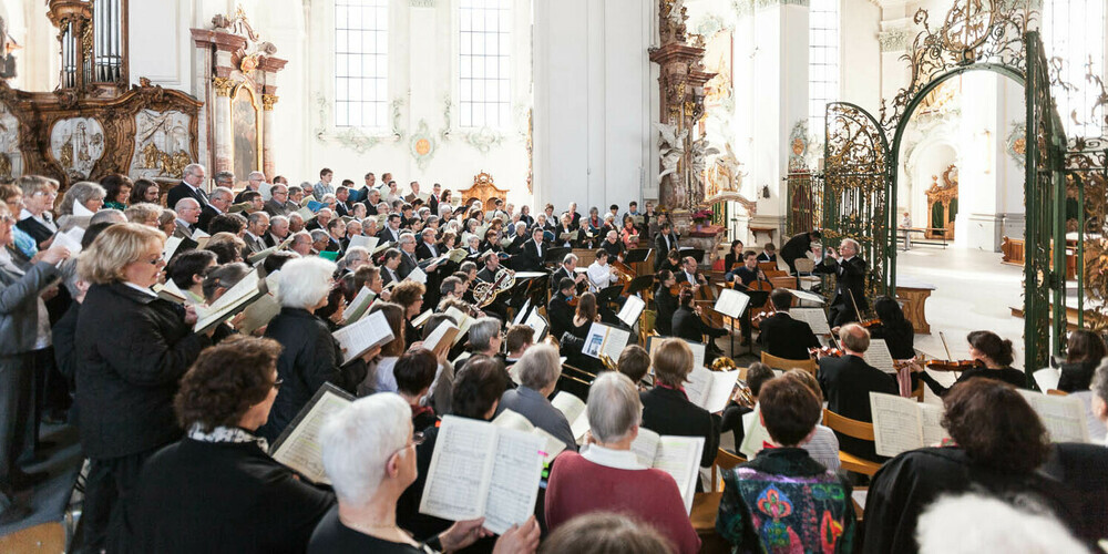 Die Auffahrt steht dieses Jahr im Zeichen der Kirchenmusik.
