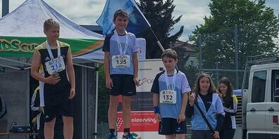 STV Kirchberg: 1. Platz Benno Schöpf und 3. Platz Levin Bischofberger in der Kategorie Knaben M12