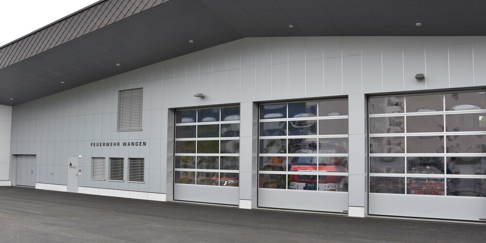 Das neue Feuerwehrgebäude in Wangen. 