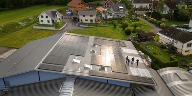 Einer der Green-Day-Anlässe war die Einweihung der Solaranlage auf der Landi Linth in Schänis.