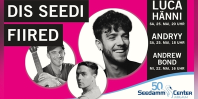 Das Seedamm-Center präsentiert zur Feier musikalische Highlights.