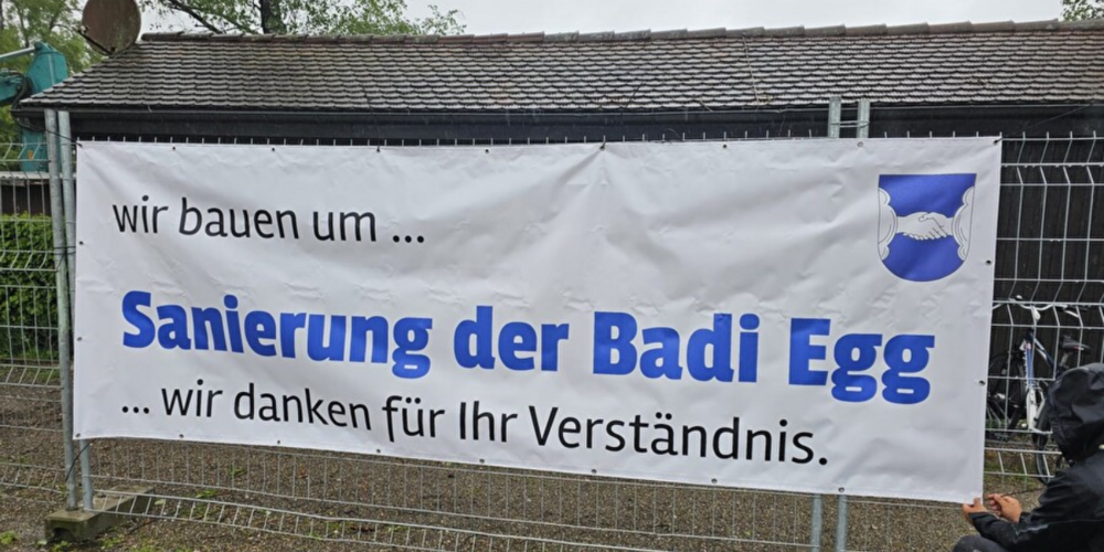 Die Badi Egg bleibt schätzungsweise die ganze Badesaison 2024 geschlossen.