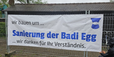 Die Badi Egg bleibt schätzungsweise die ganze Badesaison 2024 geschlossen.
