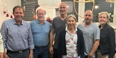 v.l.n.r.: Patrick Dürr, Kurt Bartl, Thomas Hasler, Claudia Metzler, Peter Grüninger, Yvette Werner
