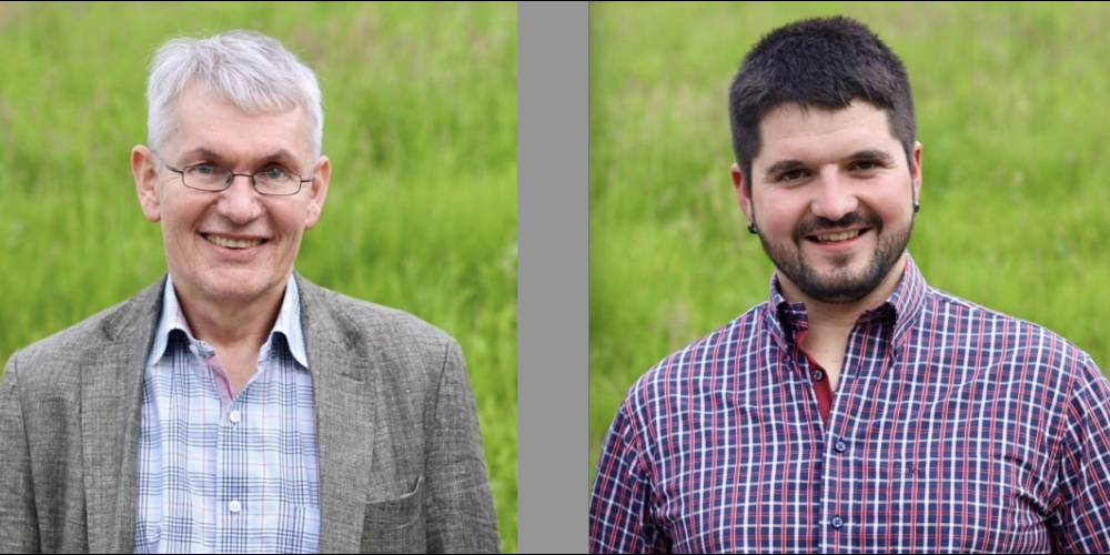 Rolf Brunner (bisher) und Stefan Lieberherr (neu, rechts)