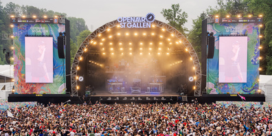 In St. Gallen wurde bei hochsommerlichen Bedingungen die Festival-Saison eröffnet.