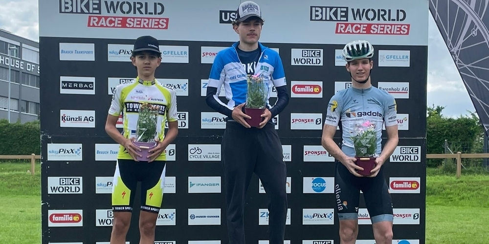 In der Kategorie «Open» fuhr der Schmerkner Pema Federer (l.) vom VeloClub Eschenbach auf Platz 2.