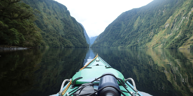 Auf ihrer Kayak-Tour erlebten die beiden Schweizer die Schönheit Neuseelands. (Bild zvg)
