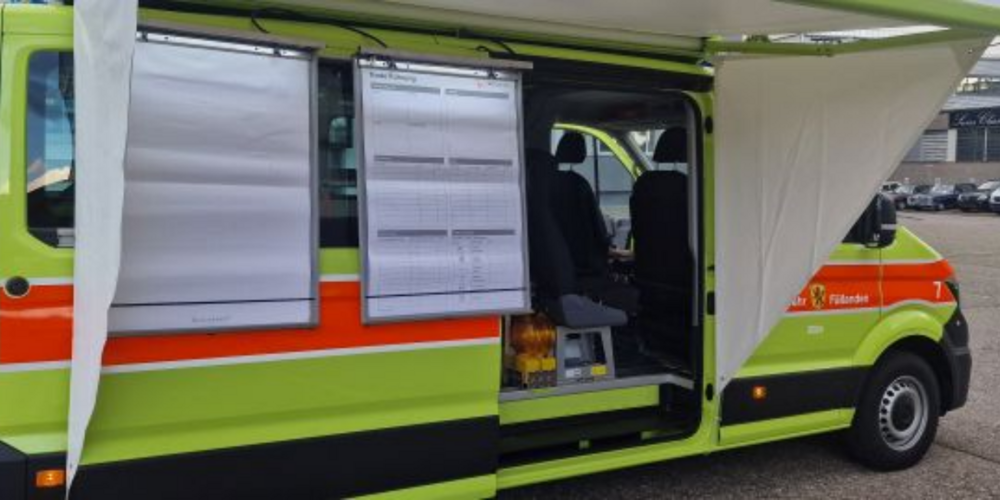 Ein Allwetter-Dach bietet Schutz vor Sonne und Regen.
