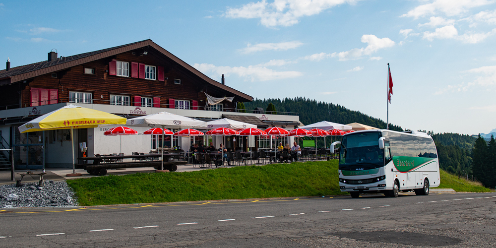 Der Shuttle-Bus fährt vom 6. Juli bis 11. August am Mittwoch, Samstag und Sonntag auf die Sattelegg.