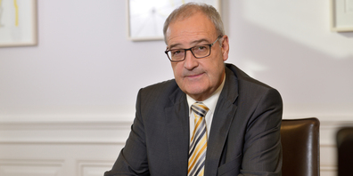 Hat den Draht zu Donald Trump offenbar gefunden: Wirtschaftsminister Guy Parmelin.