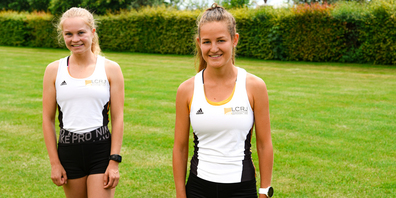 Am Donnerstag Nachmittag haben sich schon über 47000 für den OneMillionRun angemeldet. Auch  Nina Gähwiler (r)  und Janice Studler vom LC Rapperswil-Jona. 