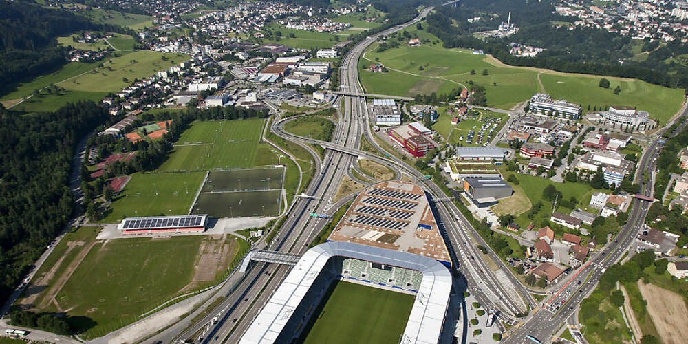 Die Spiele in St. Gallen werden im Kybunpark ausgetragen. (Archivbild)