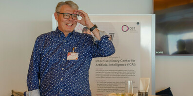 Guido Schuster, Gründer und Leiter des Interdisciplinary Center for Artificial Intelligence (ICAI) an der OST – Ostschweizer Fachhochschule