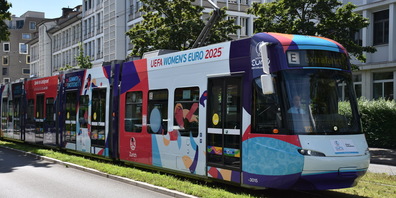 Das Sondertram wird auf allen Linien unterwegs sein.