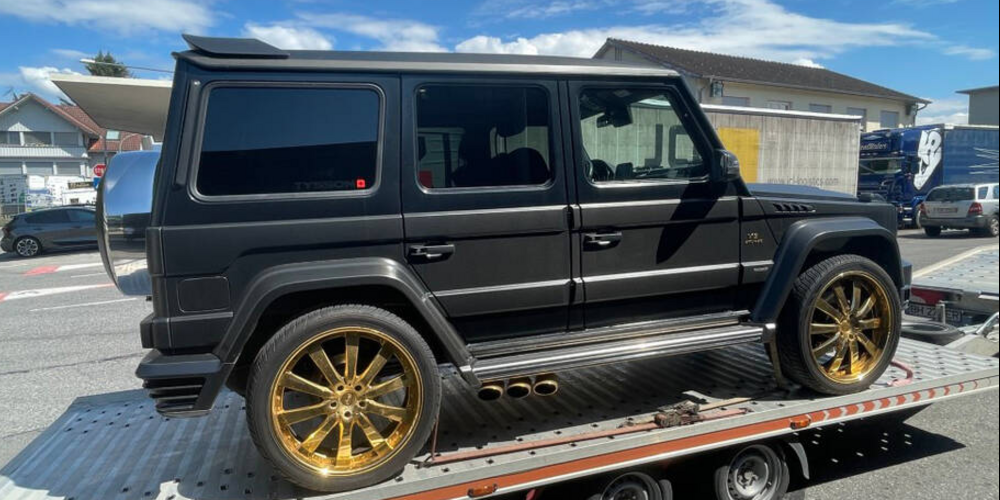 Dieser Mercedes G sollte aus der Schweiz in die EU geschmuggelt werden.